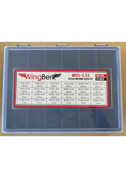 Wos-3,53 90 Shore Nbr Oring Seti