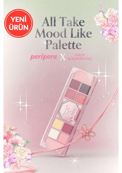 Çok Fonksiyonlu Makyaj Paleti Perıpera All Take Mood Like Palette(#06 Imperial Pink)(Palace Ver)