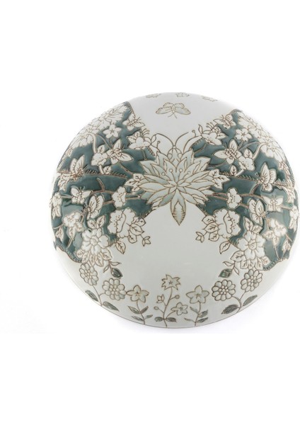 Yeşil Beyaz Kelebekli Dekoratif Kutu 22X12CM modelleri