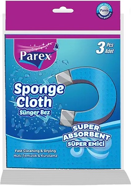 Sünger Bez 3'lü