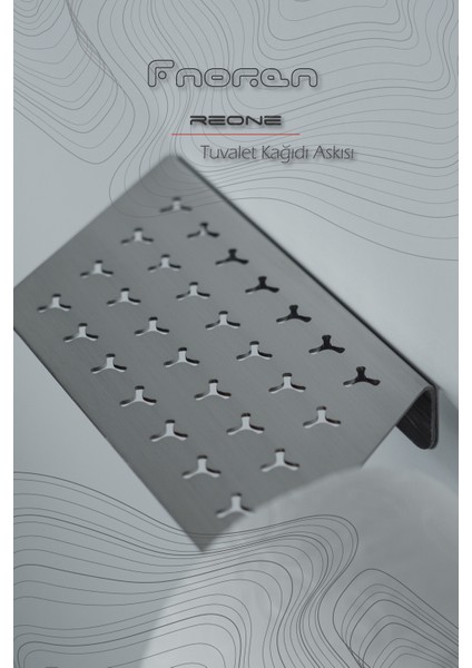 Reone - Paslanmaz Çelik Tuvalet Kağıdı Askısı