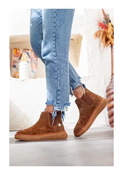 25KB-1065 Kadın Hakiki Deri Günlük Bot fiyatları