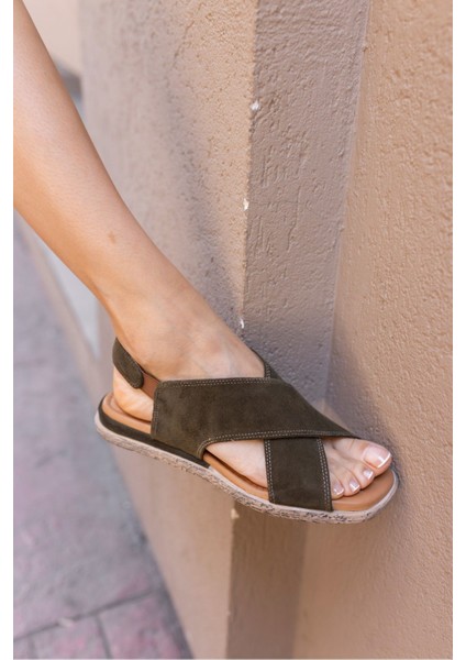 Palvin Kadın Siyah Suetn Sandalet indirimleri