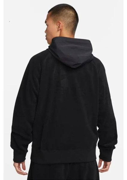 Air Winterized Terma Fit Pullover Loose Fit Mens Hoodie Erkek Bol Kesim Kapüşonlu Polar Sweatshirt Siyah fiyatları