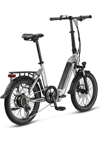 Kronos Elektrikli Katlanır Bisiklet 390H Hyd 20 Jant 7 Vites Silver fiyatları