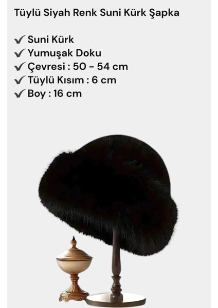 Moğol Tüylü Kalpak Kışlık Havalı Kadın Şapka fiyatları