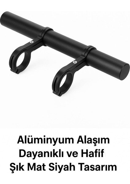 Bisiklet Gidon Uzatma Barı – Çoklu Montaj Alanı, Dayanıklı ve Şık Aksesuar Tutucu 30 cm fiyatları