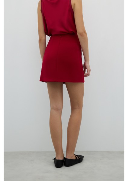 Mini Etek Bordo K2615071_008 fiyatları