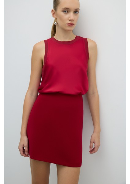 Mini Etek Bordo K2615071_008 modelleri