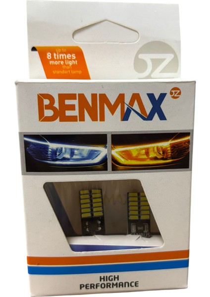 T10 Dipsiz Park Plaka Ampulü 24 LED Beyaz 12V 2 Adet Fiyatı