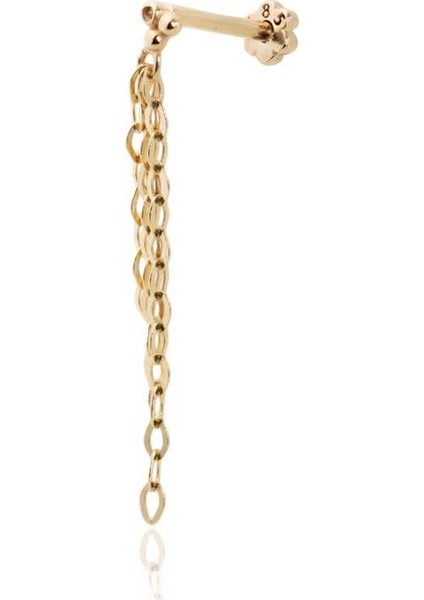 Iki Top Ucunda Sallantılı Zincir Tragus Piercing