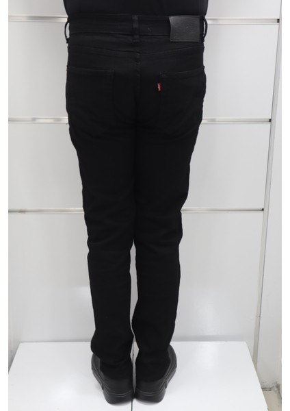 Fistan Store Erkek Siyah Yüksek Bel Rahat Kesim Boru Paça Jean Pantolon fırsatları
