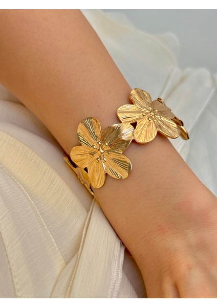 Çelik Kalın Kelepçe Bilezik Ayarlanabilir Kadın Erkek Unisex modelleri