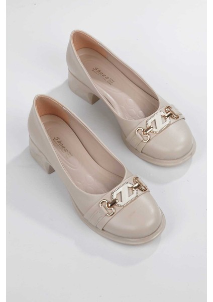 Taş Detaylı Toka Kadın Topuklu Babet fiyatları