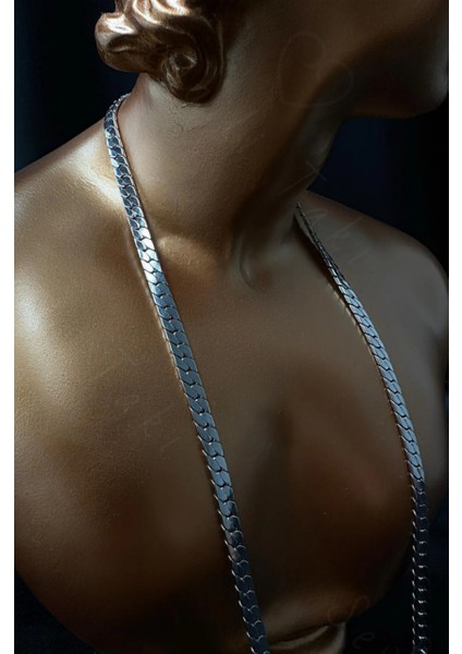 Snake Zincir Model Çelik Zincir Kolye Bileklik Seti | Vega Serisi fırsatları