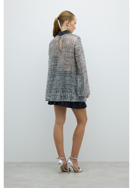 Ribana Yakalı Ispanyol Kol Tunik Standart Renk K2613304_089 fiyatları