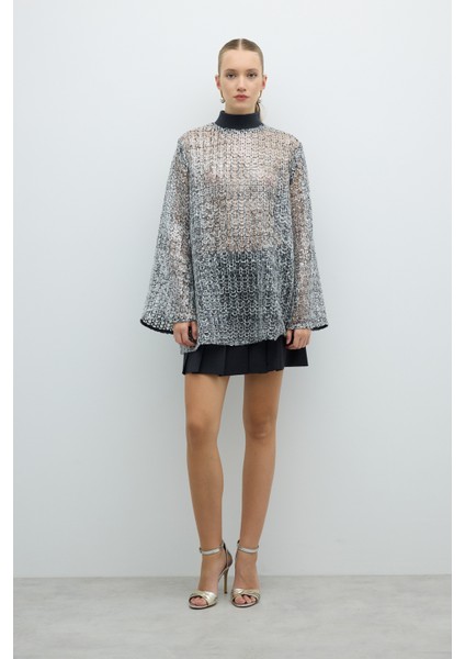 Ribana Yakalı Ispanyol Kol Tunik Standart Renk K2613304_089 modelleri