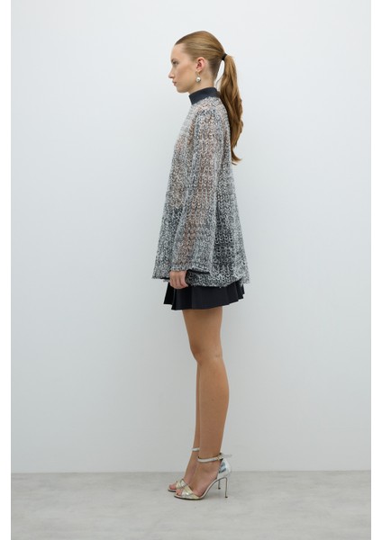 Ribana Yakalı Ispanyol Kol Tunik Standart Renk K2613304_089 fırsatları