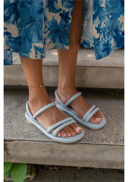 Marylan Kadin Altın Bantli Pofuduk Sandalet indirimleri