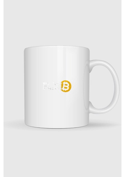 Bitcoin Plan B Cripto Tasarımlı Kupa Bardak