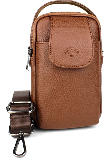 Erkek Kapaklı Çok Bölmeli El ve Omuz Çantası