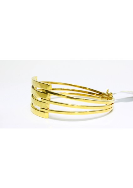 14 Ayar Altın 4 Sıralı Kaburga Kelepçe Bilezik 11.67 gr fiyatları