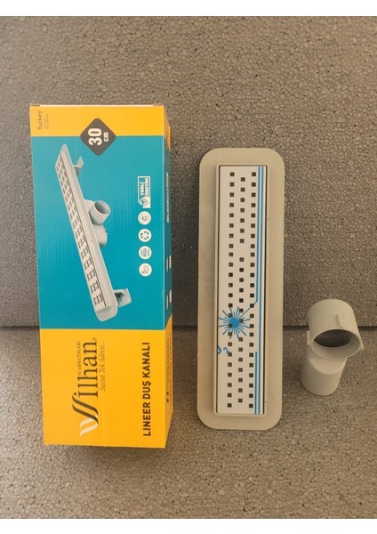 30 cm Modern Duş Kanalı – Şık Tasarım, Etkili Su Tahliyesi ve Kolay Temizlik fiyatları