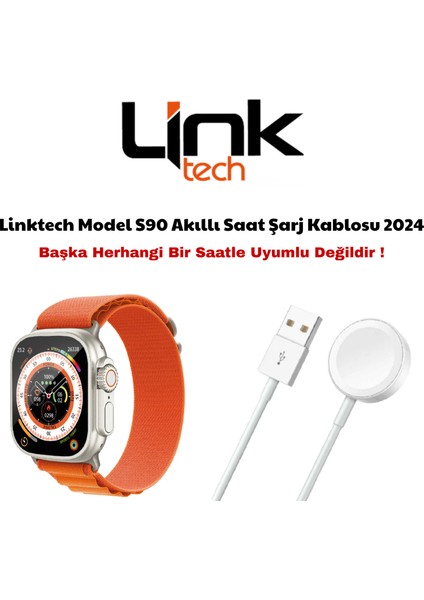 Model S90 Akıllı Saat Şarj Kablosu Not - Başka Herhangi Bir Akıllı Saat Ile Uyumlu Değildir