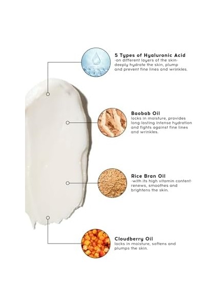 Cream Co. Yağ Bazlı Balm Yüz Makyaj Temizleyici, Aydınlatıcı Nemlendirici, Hyaluronik Asit, 100 ml