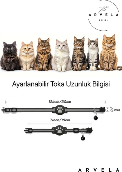 Norven Airtag Yuvalı Premium Kedi Tasması fiyatları