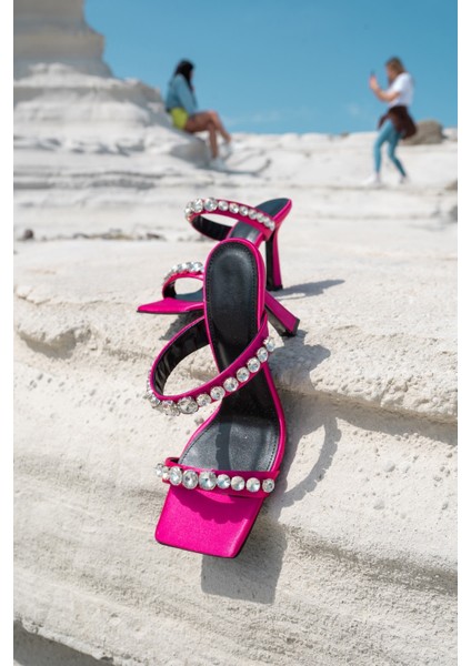 Branko Kadin Fusya Taş Detay Topuklu Ayakkabi fiyatları