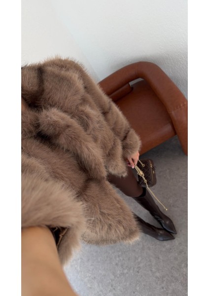 Kahverengi Premium Kürk modelleri