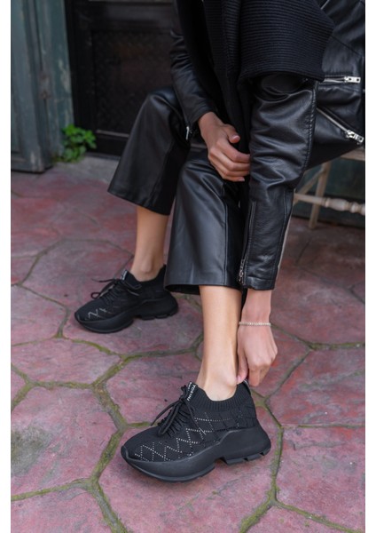 Yannis Kadin Beyaz Triko Sneakers indirimleri