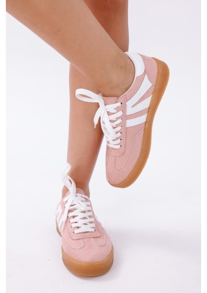 Kadın Sneaker Bağcıklı Düz Ortopedik Taban Günlük Rahat Spor Ayakkabı fırsatları