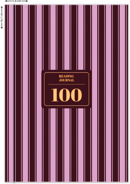 Kitap Okuma Günlüğü Reading Journal Bordo