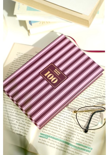 Kitap Okuma Günlüğü Reading Journal Bordo fiyatları