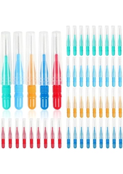 Bolivia's Diş Arası Fırçası, 50 Adet Diş Ipi Başlıklı, Hijyenik Diş Temizleme Aracı, Yumuşak Kıllı 360° Bükülebilir Diş Ipi, Braces Fırçası, Ağız ve Diş Hijyeni Için Diş Temizleme Fırçası modelleri