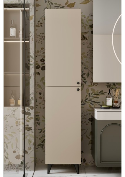 Ramses Düz Kapaklı Mdf Banyo Dolabı- Kiler Dolabı- Mutfak Dolabı - Çok Amaçlı Saklama Dolabı fiyatları