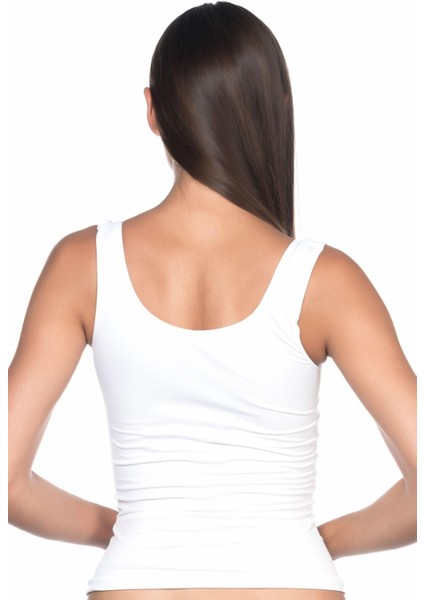 Beyaz Mı Emay 5002 Soft Kalın Askılı Uzun Atlet modelleri