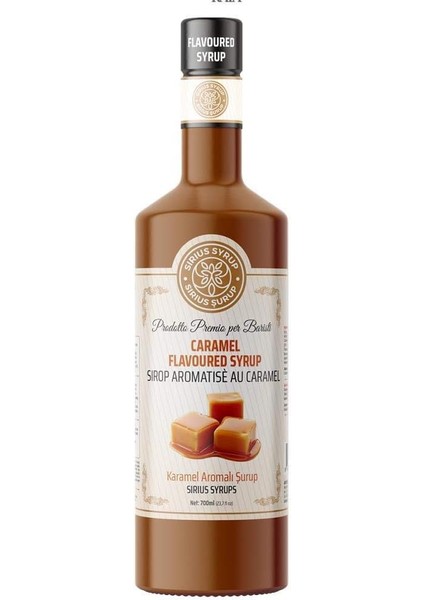 Sirius Premium Karamel Aromalı Şurup 700 ml