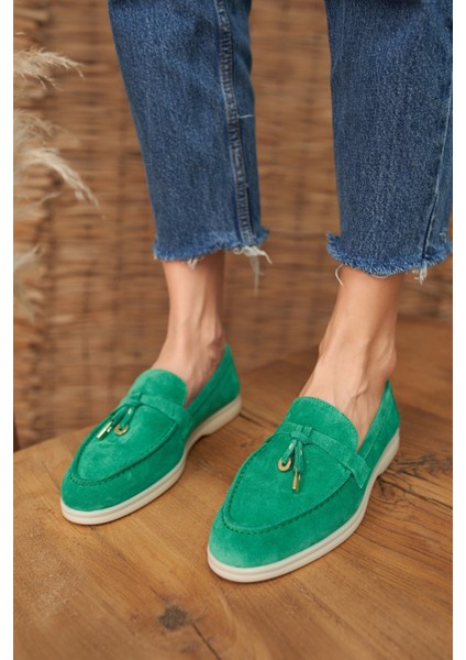 Furry Kadın Nude Desert Suet Ayakkabi