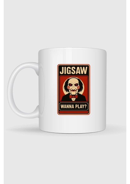 Jigsaw Wanna Play Tasarımlı Kupa Bardak fiyatları