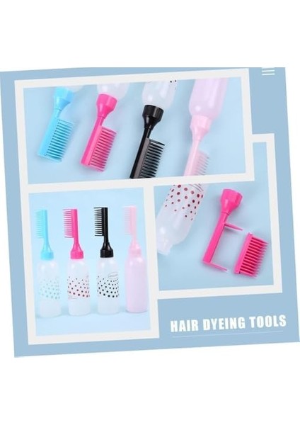 Orret Home 170 ml Hazneli Saç Boyama Tarağı – Doldurulabilir Plastik Aplikatör Şişesi, Kuaförler Için Pratik Boya Uygulama Tarağı, Saç Boyası Şişesi-Pratik Saç Boyama Aparatı-Asorti Renk (Yan Tarak) modelleri
