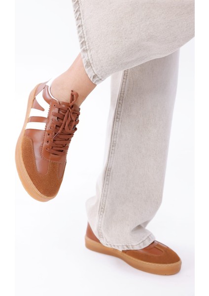 Kadın Sneaker Bağcıklı Düz Ortopedik Taban Günlük Rahat Spor Ayakkabı fiyatları