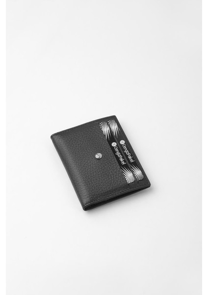 Hakiki Deri Gizli Mıknatıs Detaylı Erkek Kartlık – 2520 - Siyah/kiremit fiyatları