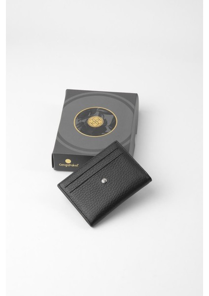 Hakiki Deri Gizli Mıknatıs Detaylı Erkek Kartlık – 2520 - Siyah/kiremit modelleri