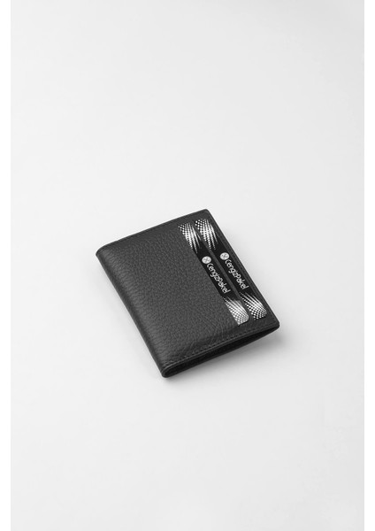 Hakiki Deri Gizli Mıknatıs Detaylı Erkek Kartlık – 2520 - Siyah/kiremit fırsatları