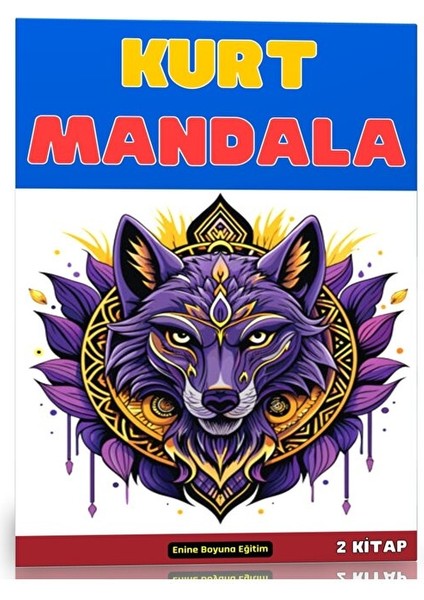 Kurt Mandala Boyama Kitap Seti (2 Kitap)