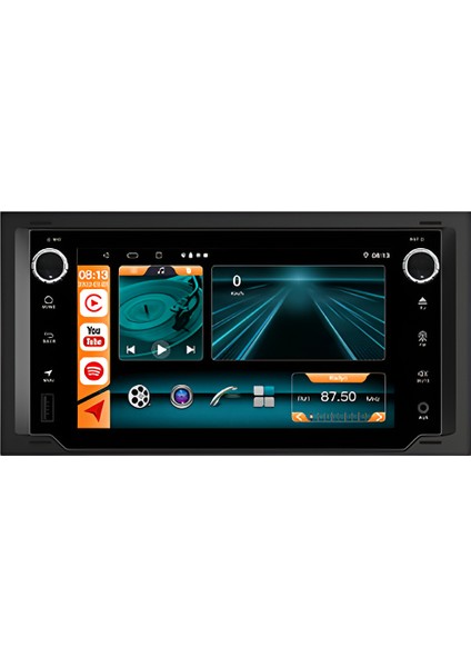 Ford Focus 1 (2003-2006) Android Carplay Navigasyon Multimedya - 4gb Ram 64GB HDD - CLLG24070