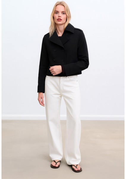 Kruvaze Regular Kısa Trençkot fiyatları